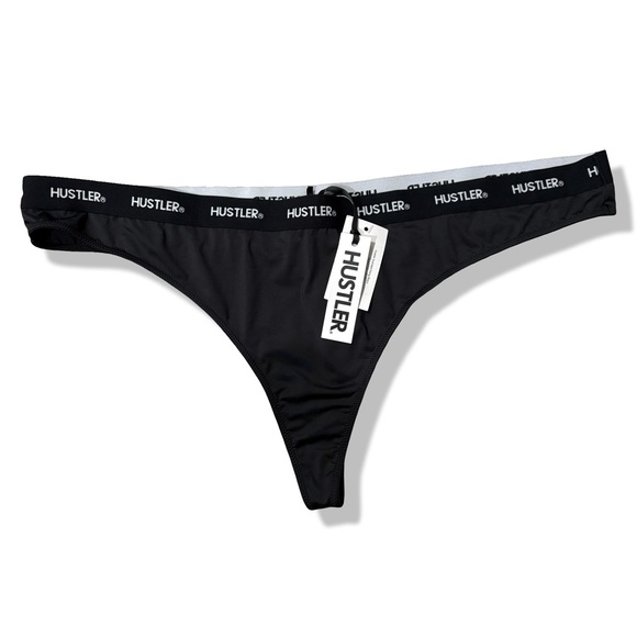 Hustler Black Thong 20 xxl - Picture 1 of 5